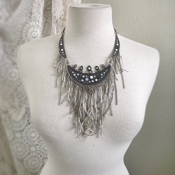 All Saints Jewelry - ALL SAINTS | Bold Fringe Statement Necklace